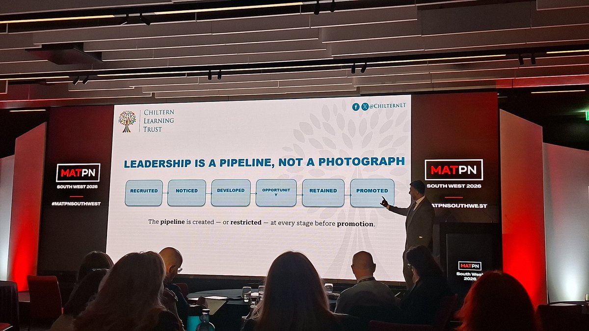 ChilternLT's tweet photo. Future leaders, stronger trusts. 

@TryThisTeaching delivered a fantastic talk today at @MATPartNet about diversity and leadership, exploring how trusts can be inclusive leadership practices, tackle barriers to progression and develop the leaders of tomorrow! 👏💙

@AJRAllModCons @JeffoA28 @unleashing_me @ChilternTSH