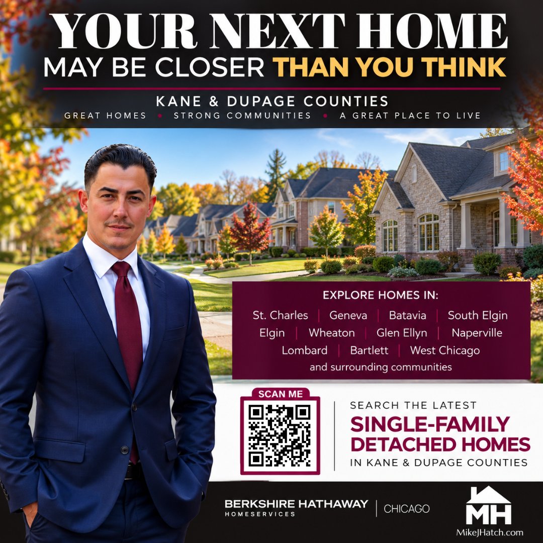 mikejhatchbhhs's tweet photo. 🏡 Looking Outside St. Charles?
Your next home may be closer than you think! 

📲 Scan the QR code to see the newest homes just listed in Kane &amp; DuPage Counties!

Mike J. Hatch, REALTOR® | BHHS Chicago
https://t.co/DxC2udg3xF
#KaneRealEstate #DuPageRealEstate #MikeJHatchRealtor https://t.co/nLYyD290S0