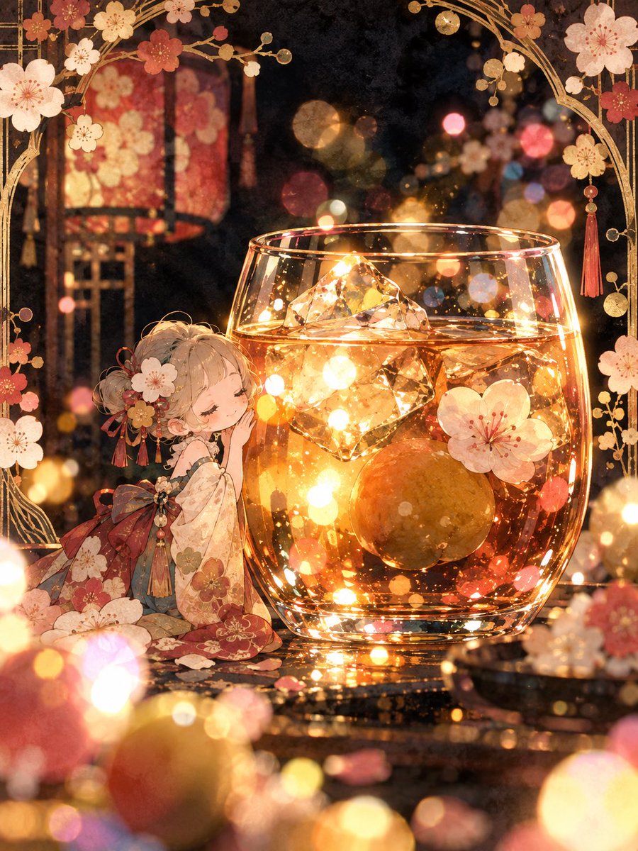 mallowsan's tweet photo. ChatGPTにイラストを描いてもらうシリーズ
梅酒 https://t.co/6zDFB2JkJ0