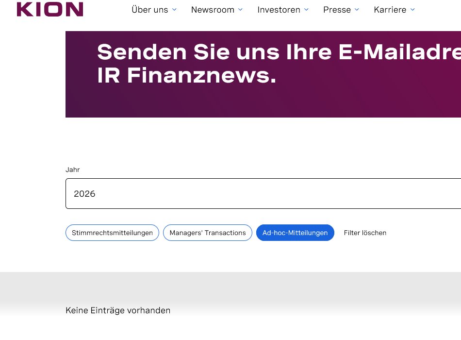 NW_Magazin's tweet photo. #KION #Aktie handelt aktuell mit 6,575 % im Minus bei 36,24 EUR (14:51 Uhr). Warum? Man findet die Information, das JP Morgan das Kursziel auf 60,00 EUR gesenkt habe, aber optimisitsch bleibe. Und es gäbe wohl eine Gewinnwarnung, implizit? #MDAX #Börse
https://t.co/m4fWHTHFnr https://t.co/IKoOPpJZ2q