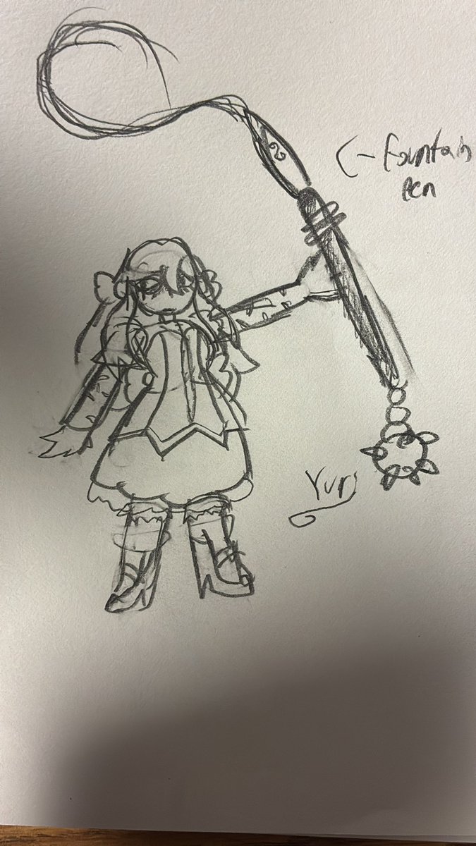AngYuriFan's tweet photo. I drew yuri as a magical girl #yuriddlc #ddlc #dokidokiliteratureclub #ddlcart #ddlcfanart #art #fanart https://t.co/jp28cdffJD