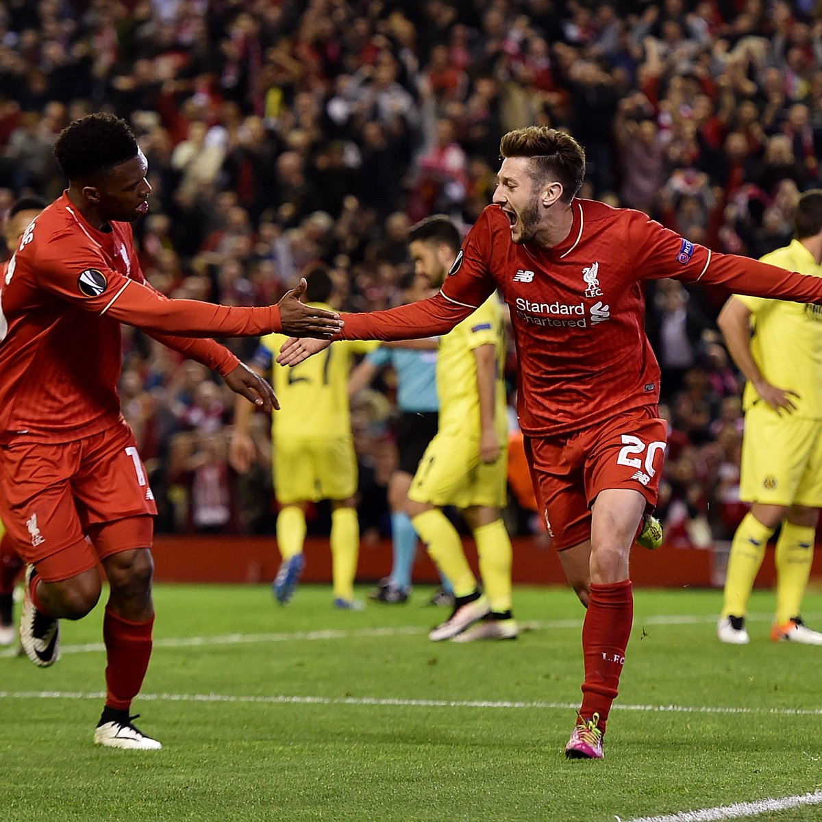 LFC's tweet photo. On 4 October 2014, @officialAL20 scored his first goal for the Reds ⚽️❤️‍🔥 https://t.co/virBM1oBGr