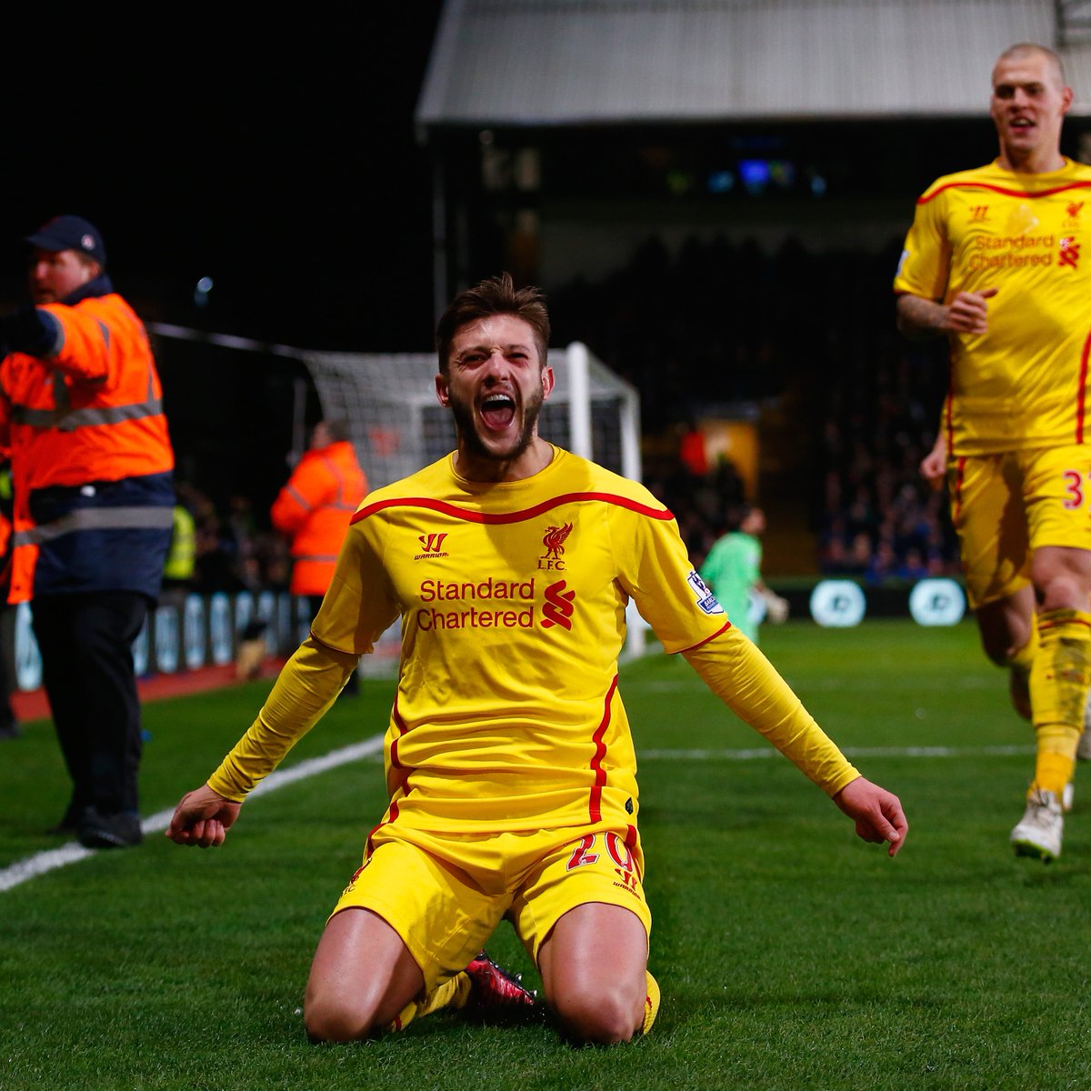 LFC's tweet photo. On 4 October 2014, @officialAL20 scored his first goal for the Reds ⚽️❤️‍🔥 https://t.co/virBM1oBGr