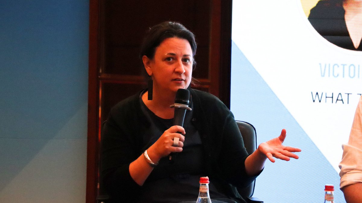 MythDetector's tweet photo. 🗣️ “What I’m worried about with chronological feeds is that the algorithm can be gamed through engagement. When it comes to solutions, is a decentralized system”  — Victoire Rio, What to Fix, at #UnveilTheTruth2026, during the panel “Monetising Attention.”

#WhoShapesReality https://t.co/MrwHnvhcIR