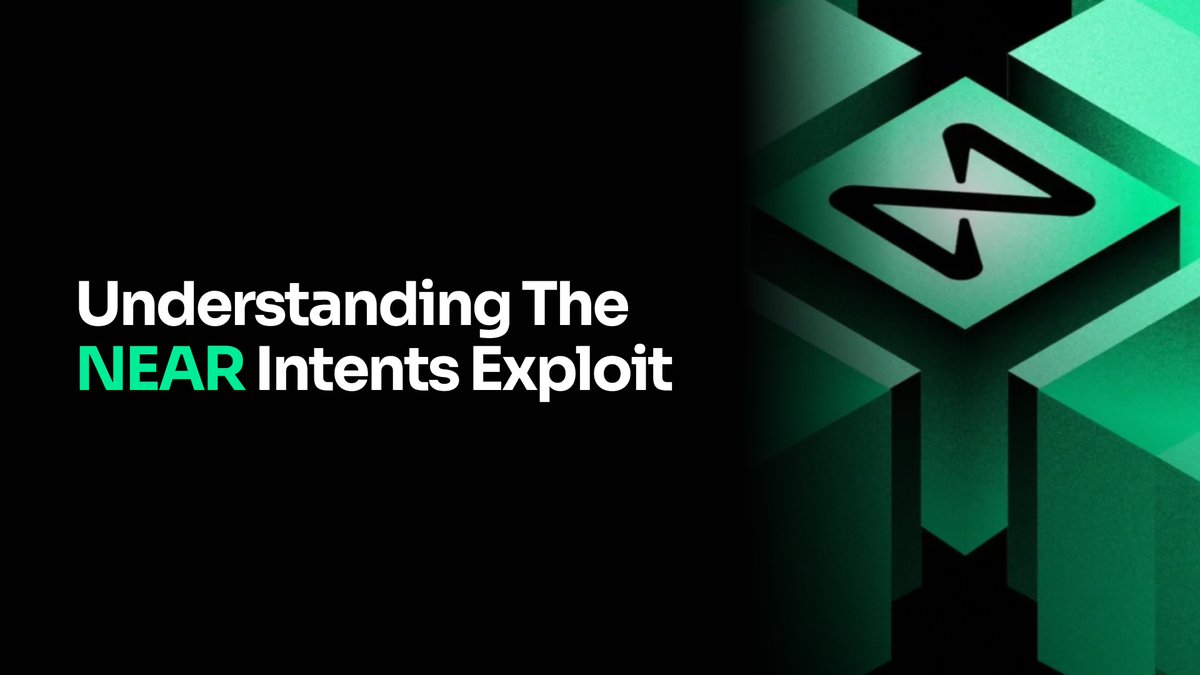 SpectrumNodes's tweet photo. 1/7 NEAR Intents lost $3.8M on Thursday.

A lot of headlines say NEAR got hacked.

That's wrong. Here's what actually broke 🧵⤵️ https://t.co/GP7Tbm1wJX