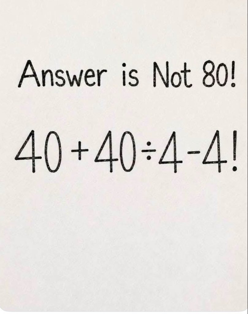 Lily688FC's tweet photo. Easy Maths  What Is The  Right Answer ?? https://t.co/I0z47pezns