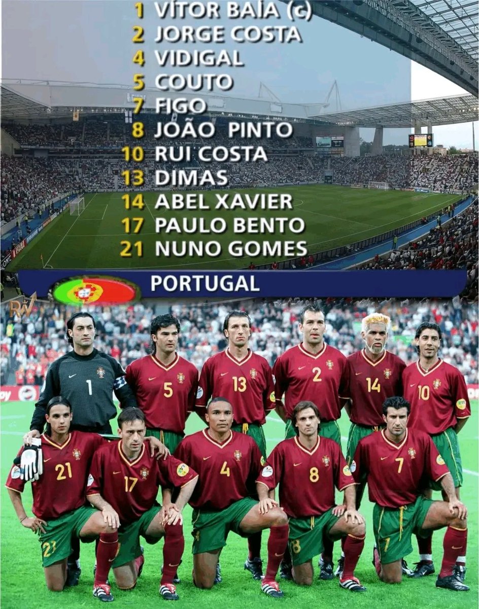 00sFootb4ll's tweet photo. Portugal, EURO 2000 🇵🇹 https://t.co/lPdVAVeT3B