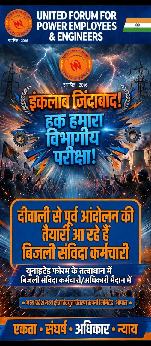shrvastavashish's tweet photo. 10 साल से 16 साल की सेवा के बाद भी हम संविदा पर। अब और नहीं, Departmentally Exam लेकर नवीन नियुक्ति दो।
#नवीननियुक्तियोजना
#बिजली_संविदा_नियमितीकरण_नोटिफिकेशन
#RegularizeContractEmployees
#Departmently_Exam
#PowerEmployees https://t.co/ITHK6CIzHx