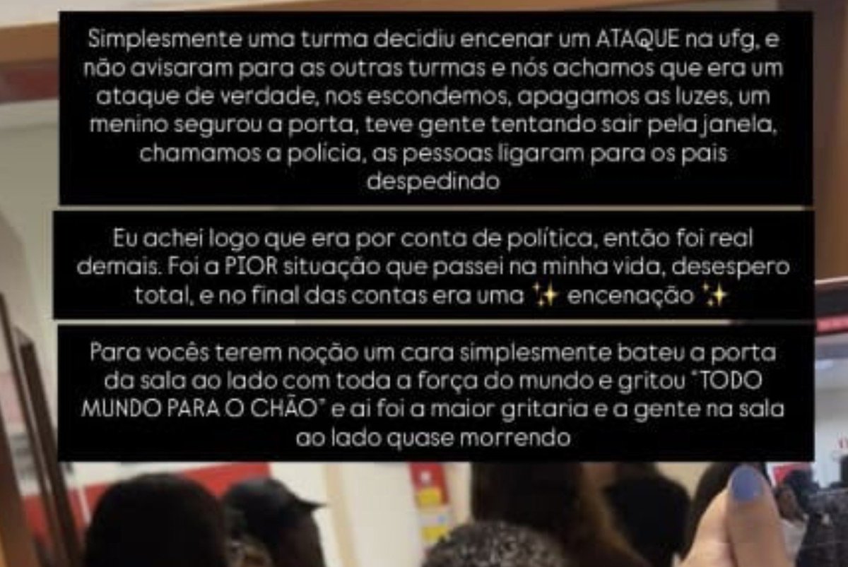 raulalfalrisha's tweet photo. Gnt? Oq foi isso q aconteceu na UFG? Q loucura

Ainda bem q na agronomia n tem essas loucuras https://t.co/0XZIEzbe0t