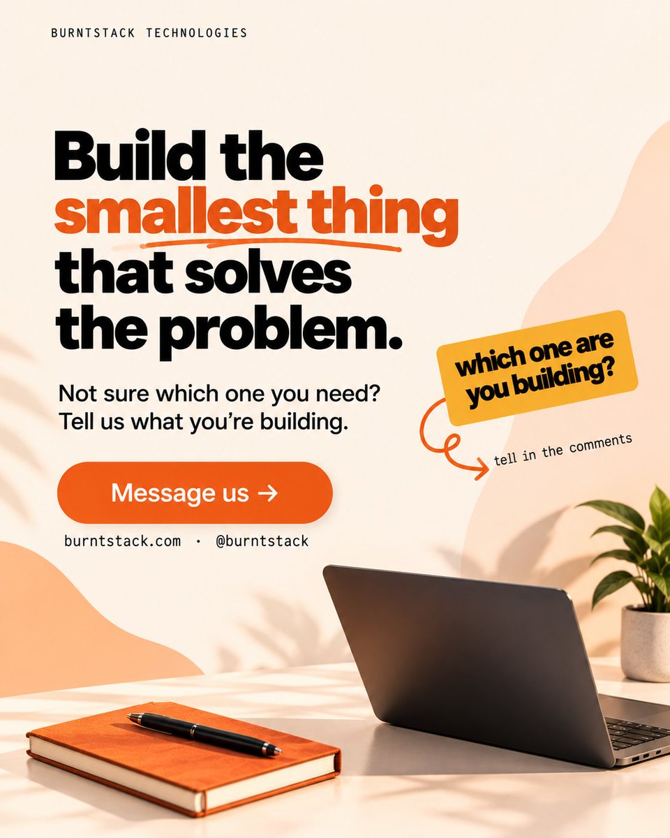 BurntStackoff's tweet photo. Website, web app or mobile app? 🤔 They're not the same thing, and picking the wrong one means paying twice.

🌐 Website → tells people who you are
⚙️ Web app → does work for your customers
📱 Mobile app → lives on their home screen

#WebDevelopment #AppDevelopment #SaaS https://t.co/pbOybaOqDN