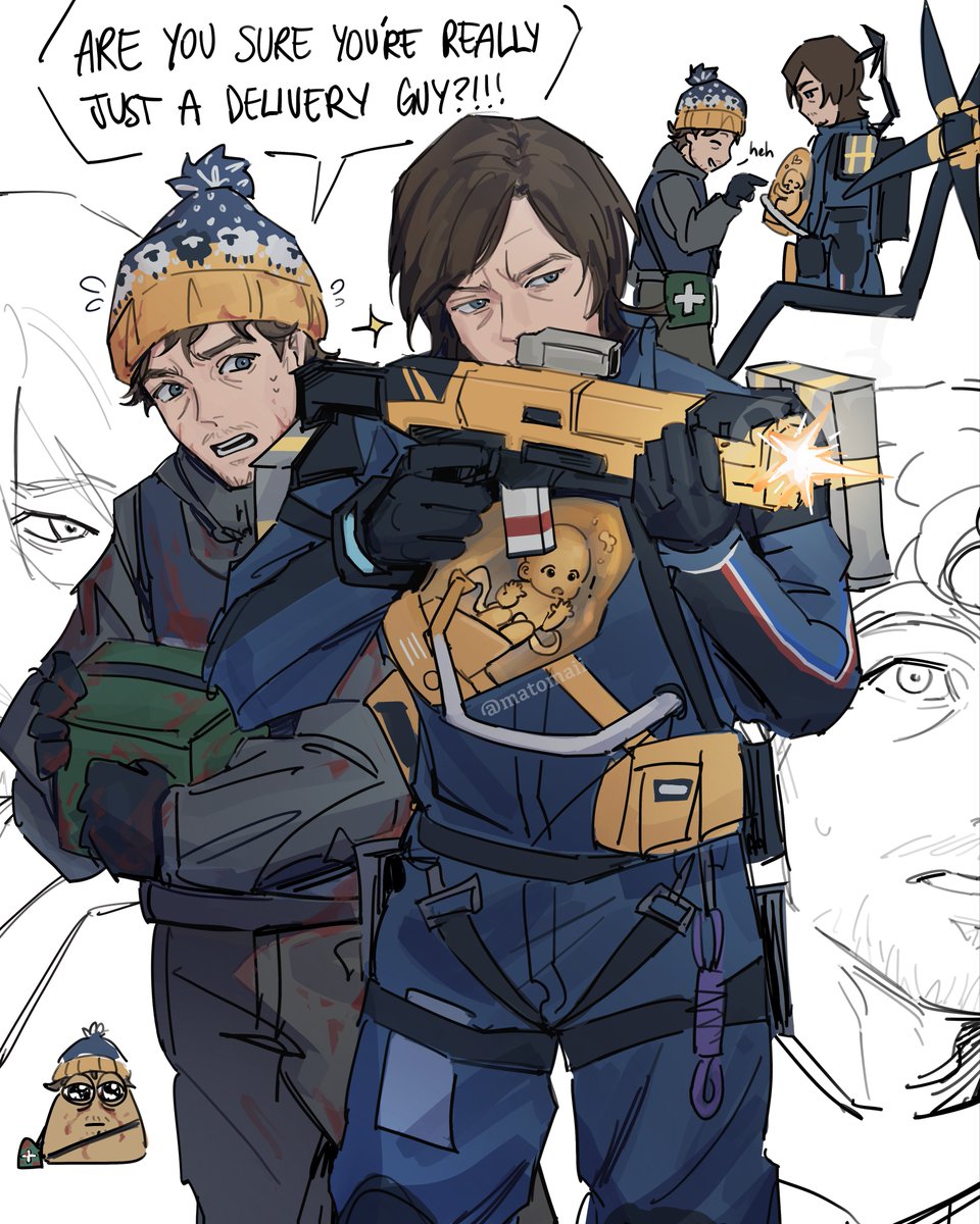 matomaii's tweet photo. Two of the most delivery guys ever
#ResidentEvilㅤ #deathstranding https://t.co/08IFHSJbHY