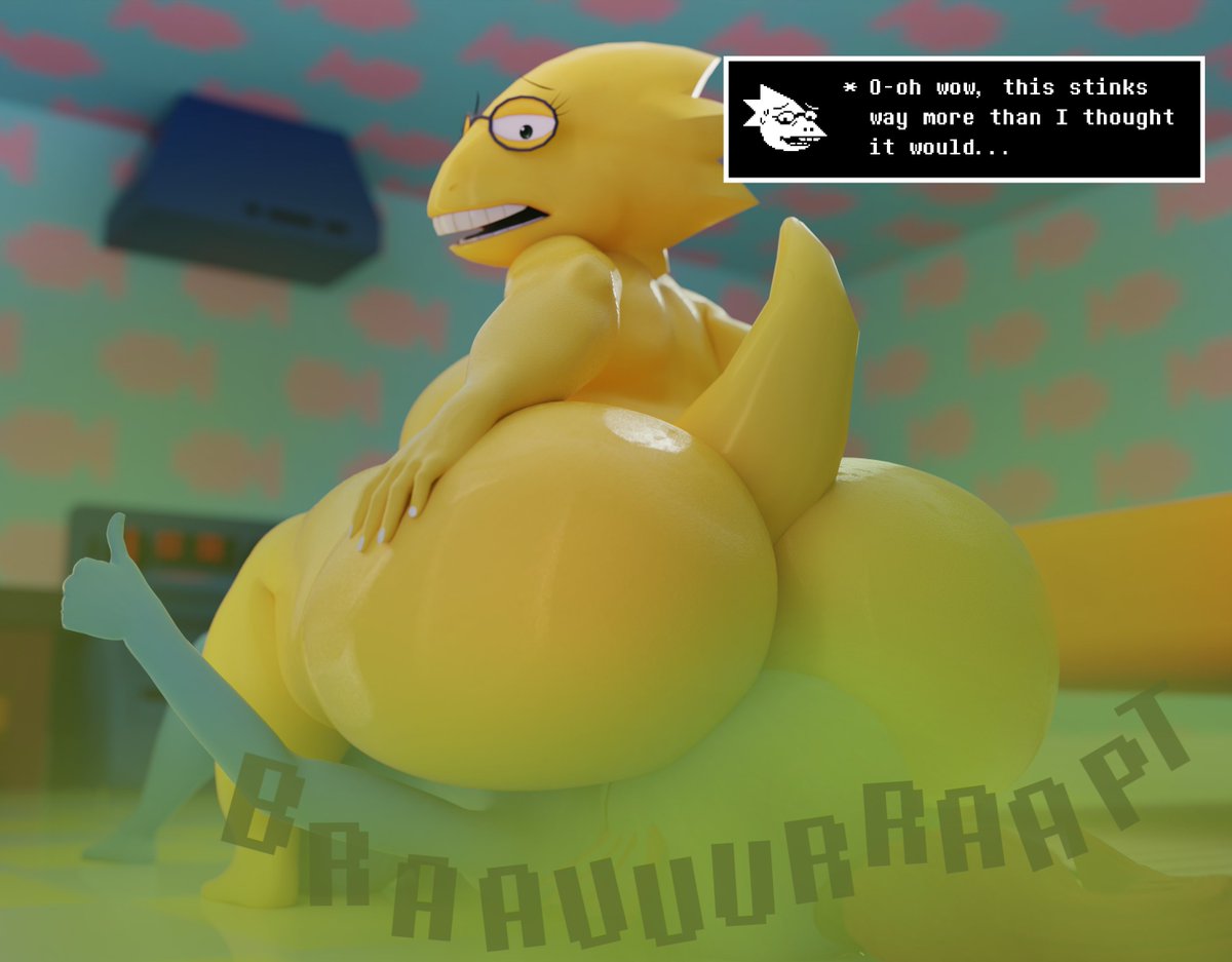 Masked_Man_0's tweet photo. CW: fart/scat
Alphys and Undyne spending some quality time together https://t.co/GzTwBRW9wi