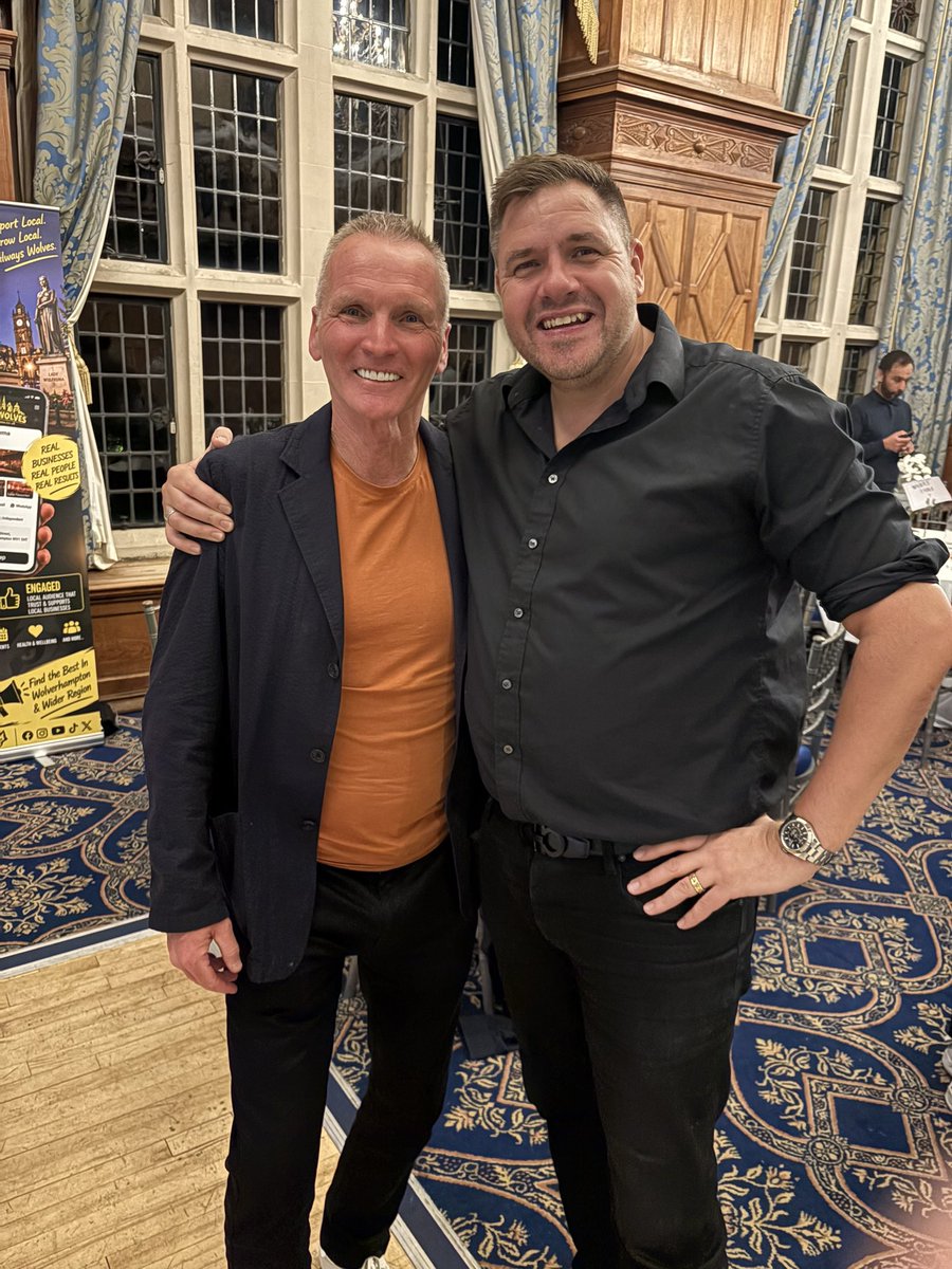 wolvespremier's tweet photo. Great turn out last night at a heartwarming and thoroughly enjoyable evening with Geoff Thomas!🙌

Due to the continued unwavering support of these events we raised a whopping £3617.62 which takes us to nearly 605k total fundraising!  Thank you 🥰

Thank you for your continued support and generosity and making a difference to the lives of others - 

….in March I’m looking to do a dinner with Brian Law! ‘All aboard’! ❤️❤️❤️🔥