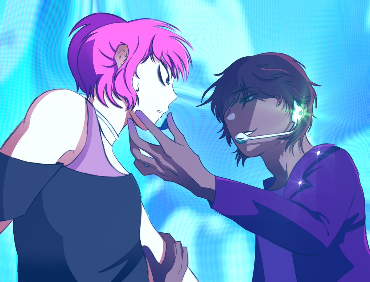 vampsanguessuga's tweet photo. Oh, in a blink gone!
#alienstageㅤ x #MLBREBOOT
Fal (pink haired enby) is @cloveranciel 's oc!!! https://t.co/NFU7bmi11O