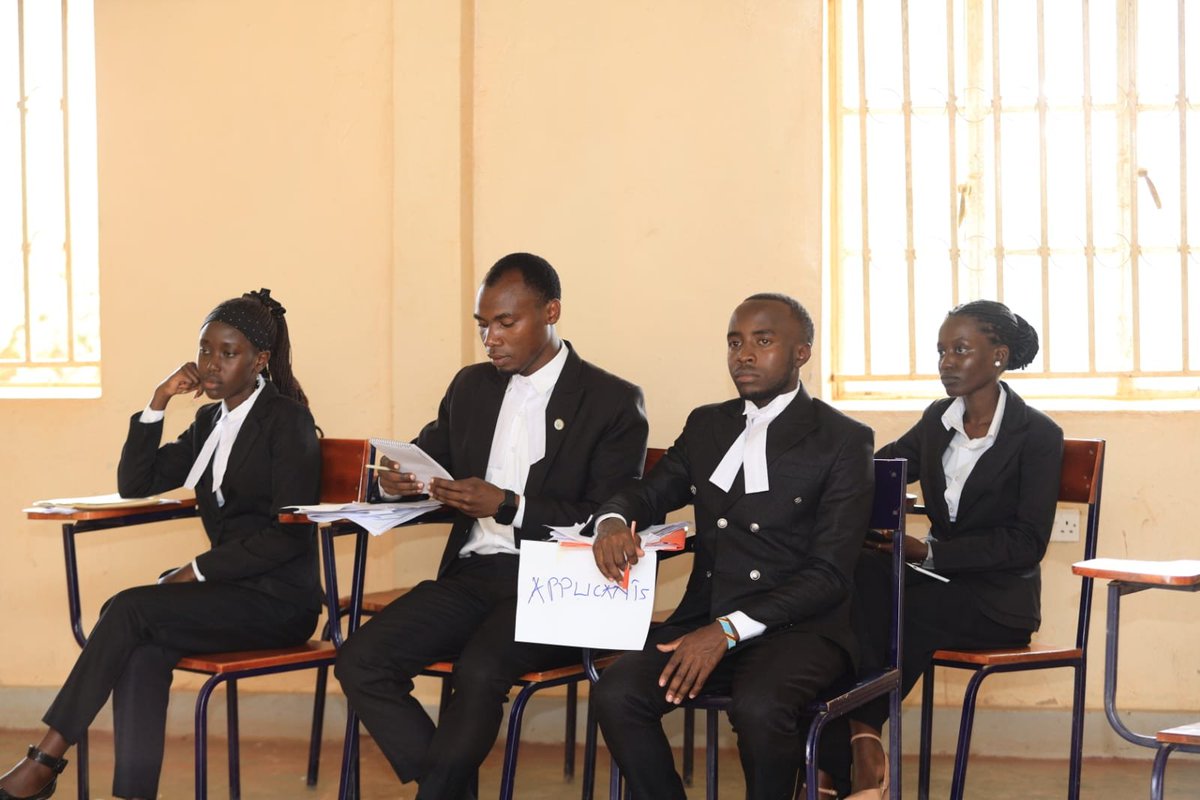 FHRI2's tweet photo. Today, 2nd October 2026, NOREC Fellow Xoliswa Mthunzi, attached  to FHRI presided over a internal Moot Court Competition at Bishop Stuart University Western Uganda in Mbarara. #KeepHopeAlive https://t.co/7wMkcHJxXB