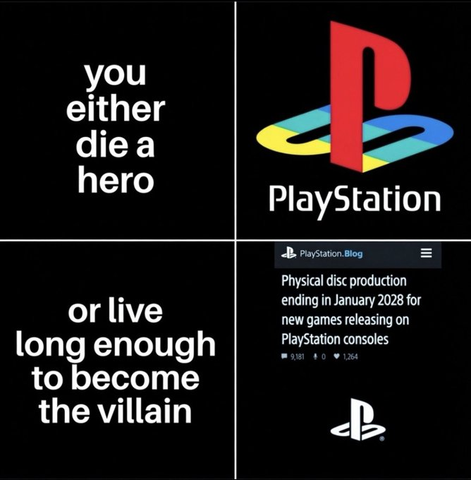 ElTioBellic's tweet photo. @PlayStation #NoDiscNoBuy https://t.co/QwA0SFwhV2