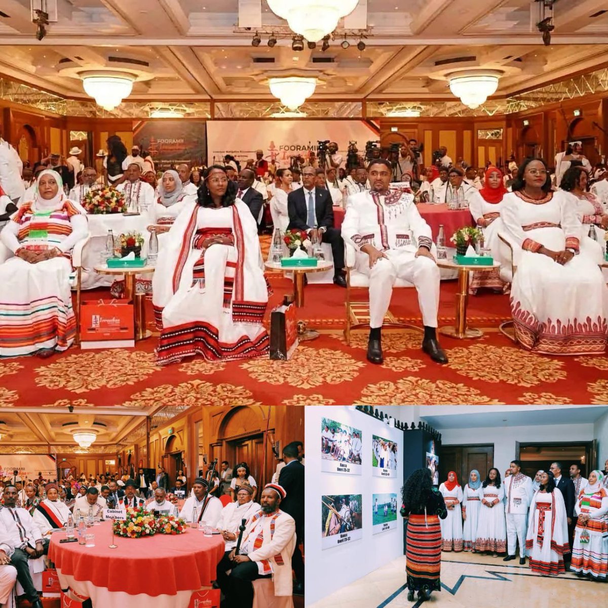 AdanechAbiebie's tweet photo. Today in #AddisAbaba , we proudly hosted the 8th Irreecha Forum at Sheraton Addis through a meaningful panel discussion.

Rooted in the legacy of the Gadaa civilization, #Irreecha celebrates gratitude, peace, unity, love, and togetherness- values that strengthen our shared journey toward a brighter and more prosperous #Ethiopia .

May this Irreecha renew our hope and deepen the bonds that unite us.

Blessed Irreecha! 
May God bless Ethiopia and its people. 🇪🇹