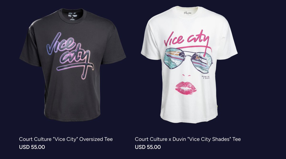 NotForYouIN's tweet photo. 🚨 NEW GTA 6 MERCH JUST DROPPED! 🌴🔥

Rockstar is expanding the Vice City collection with a whole lineup of GTA 6-inspired clothing and accessories.

👕 T-Shirts — $45–$55
🧥 Hoodie — $100
🧢 New Era Caps — $48–$50
👚 Crewneck — $110

Some of the designs include “Welcome to Vice City,” “I ❤️ Vice City,” “Goodtime State,” and classic Miami/Vice City-inspired artwork.

There are also collaborations with Duvin and New Era, giving the collection a proper 80s/90s Miami aesthetic.

And this appears to be only part of the upcoming GTA 6 merch lineup — Rockstar has already confirmed that more apparel and collectibles are coming to the Rockstar Store.

Which one are you buying? 👀