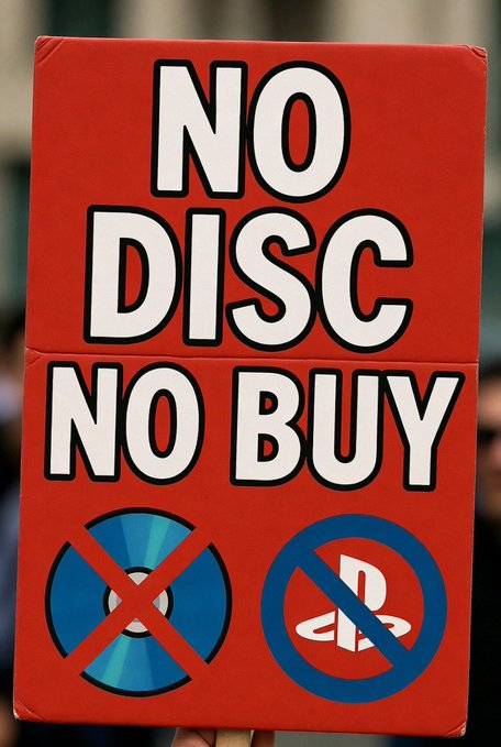 ElTioBellic's tweet photo. @PlayStation #NoDiscNoBuy https://t.co/A41eUQOiQ2
