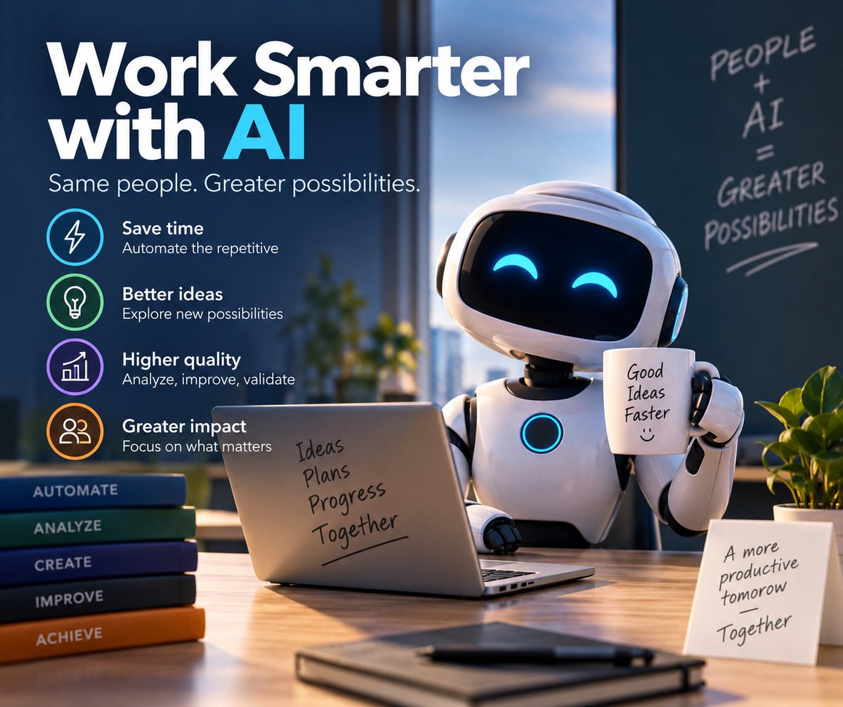 UdeanKenac's tweet photo. Act as an AI productivity assistant. For every task I give you, first identify how AI can make the work faster, more accurate, more efficient, or easier to understand. https://t.co/xG9tFyS3TA