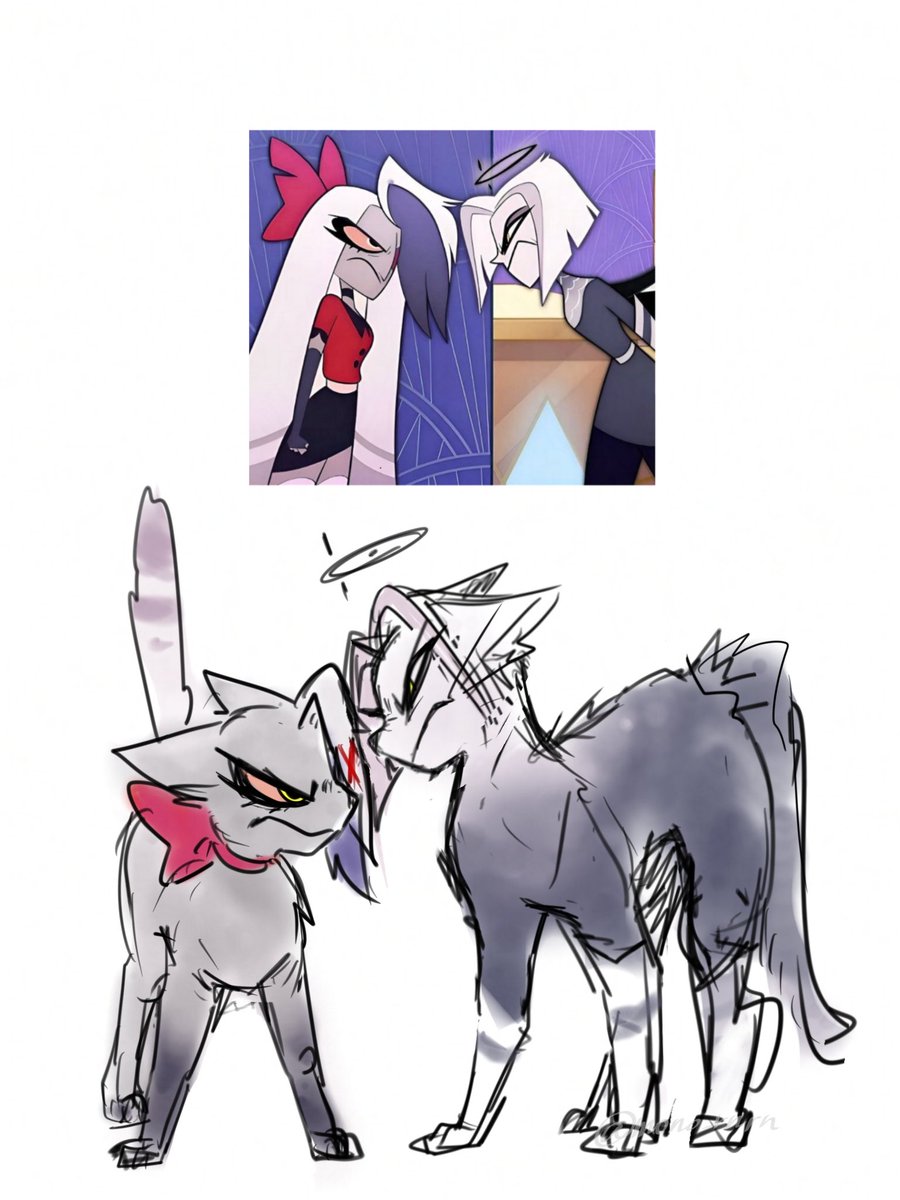 mono_rnrn's tweet photo. #HazbinHotel 😾😾 https://t.co/wr8xroY6aZ