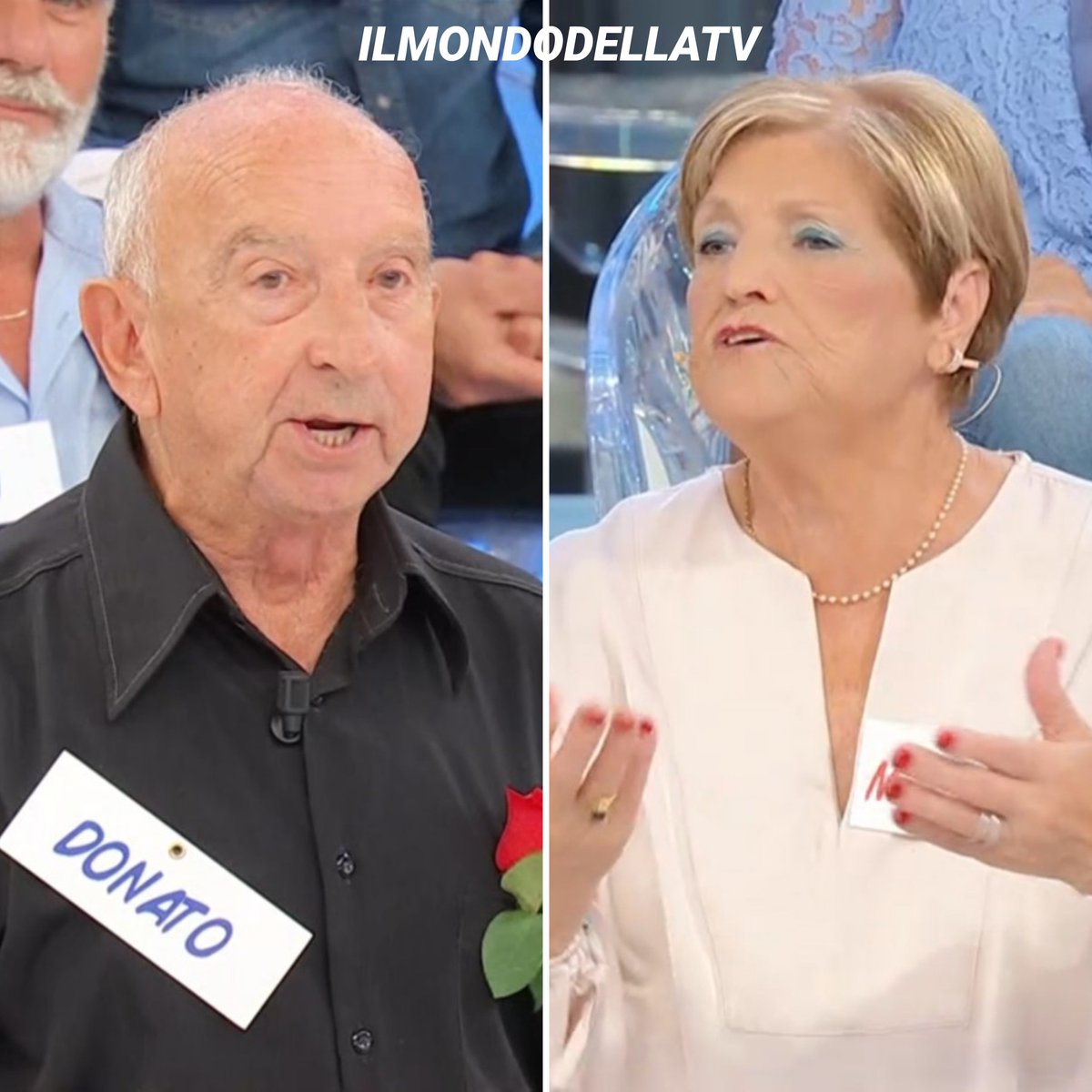 IlMondodellaTV's tweet photo. #Margherita: "Noi abbiamo fatto una passeggiata..."
#Donato: "E chi stava dietro a noi? Il cane da caccia...quella signora la!" 🤣🤣✈️
#uominiedonne https://t.co/7HNDW3jJCU