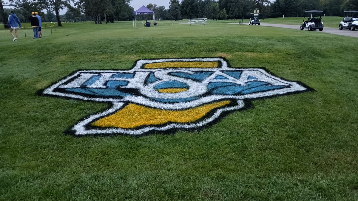 JohnnyForeRight's tweet photo. Indiana State Finals! Make it a good Friday! #ButFirstCoffee @IHSAA1 @indianahsgolf Let's Go Kimmy!! 💙💛⛳ #DecaturProud https://t.co/mzaMthI1MD