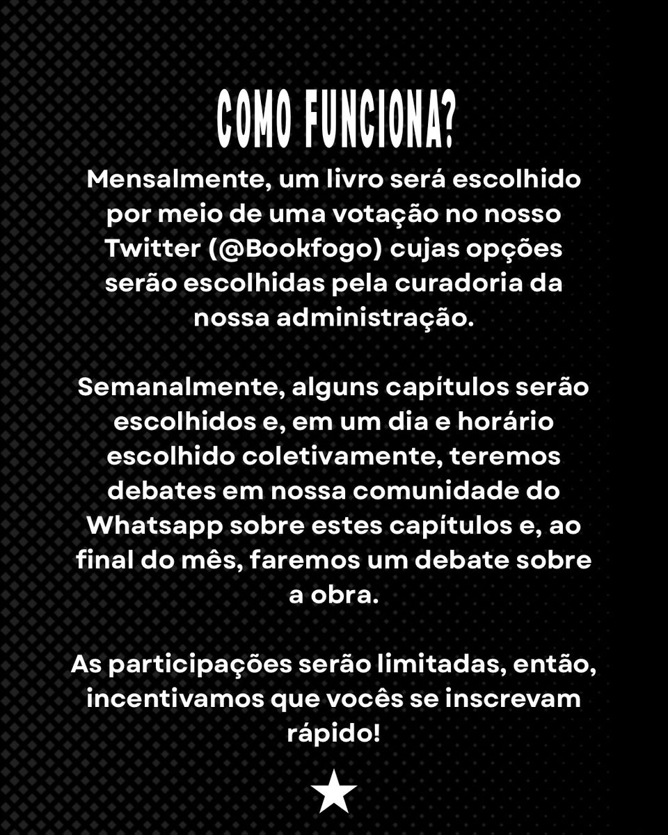 Bookfogo's tweet photo. O @Bookfogo nasce para construir um espaço de reflexão, trocas e incentivo à leitura entre botafoguenses. 

As votações para a escolha do nosso primeiro livro serão abertas logo mais. https://t.co/rFefzj2R2i