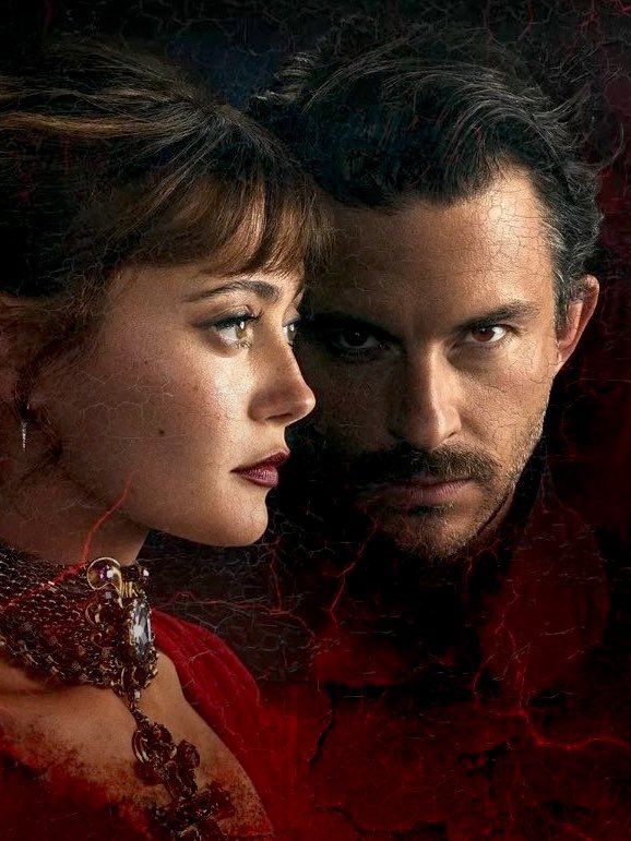 badpostjbailey's tweet photo. Jonathan Bailey and Ella Purnell as Dracula and Mina for Audible’s “Dracula.” https://t.co/2ugiaG9pt0