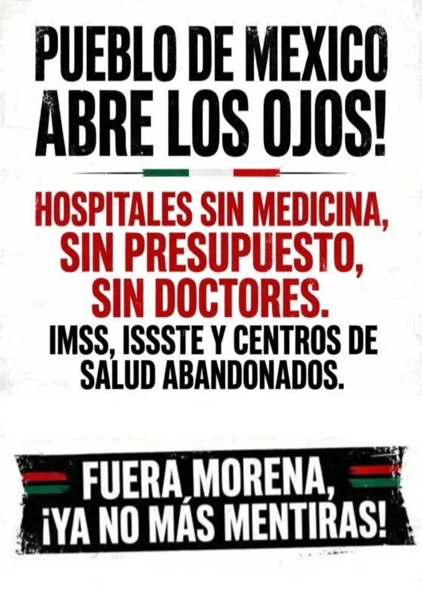 CitlaCarvajaI's tweet photo. ¡Quién está listo para Ponerle  freno a los Miserables del @PartidoMorenaMx en el  2027?

CUANTO MÁS PIENSAS SOPORTAR MÉXICO?
 🇲🇽🇲🇽🇲🇽

fuera los moren@rcos!!!! 
#NiUnVotoAMorena 👊🤜 https://t.co/XhPmjrblqb