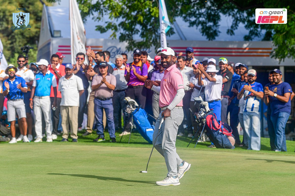 Officialigpl's tweet photo. THE NEW CHAMPION IN TOWN 🏆

From his second IGPL event to his first title.

Arjun Prasad leaves Qutab as the AM Green IGPL Invitational 2026 champion, finishing at 16-under.

A week he won’t forget.
And a name you’ll remember. 👑

#AMGreenIGPL #GolfOn #GolfForAll https://t.co/K9PdvXHh1N