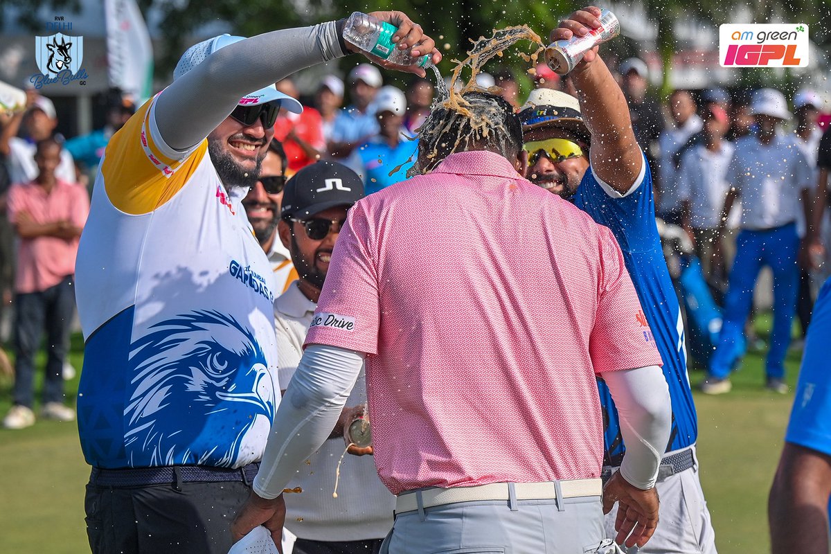 Officialigpl's tweet photo. THE NEW CHAMPION IN TOWN 🏆

From his second IGPL event to his first title.

Arjun Prasad leaves Qutab as the AM Green IGPL Invitational 2026 champion, finishing at 16-under.

A week he won’t forget.
And a name you’ll remember. 👑

#AMGreenIGPL #GolfOn #GolfForAll https://t.co/K9PdvXHh1N