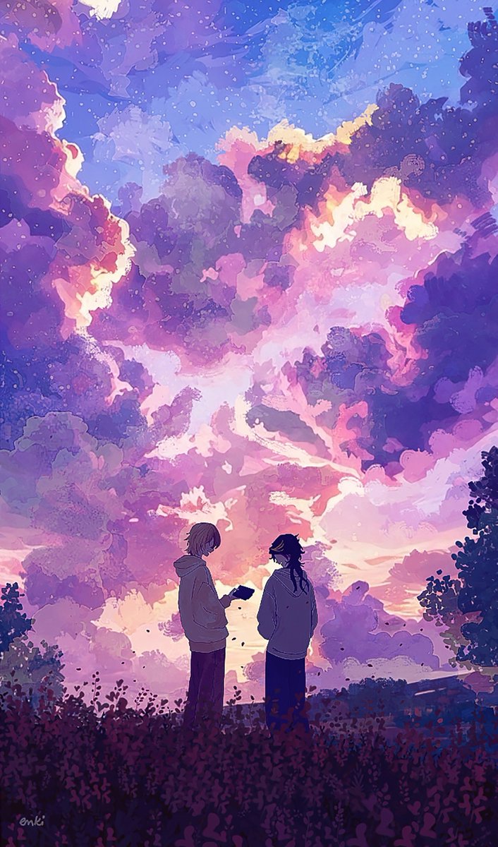 Enkiriin's tweet photo. Day 1: Oshi 💛💜✨

#Nijitober26 
#drawluca #YaminoArt https://t.co/O6L4D4k55A