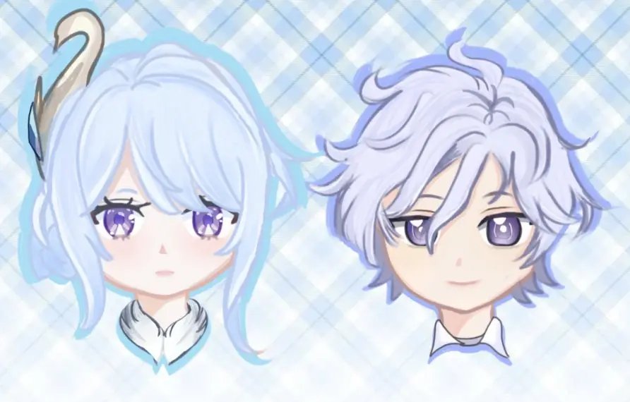 justpiecupk's tweet photo. Chibi Mitdette! They're such cuties 

(A WIP for my Mitdette edit)

#mitdette #mitya #odette https://t.co/pwqu6qQb9r