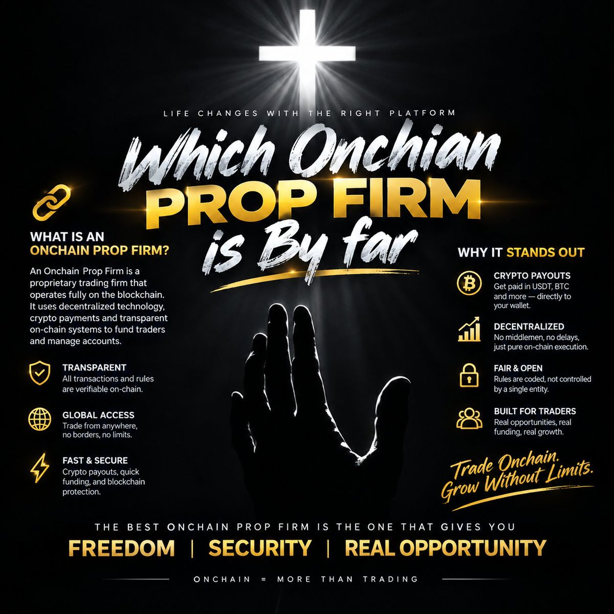 merci__mon_dieu's tweet photo. ❓Which Onchain Prop Firm is by far your favorite right now?

Drop your experience below 👇

#OnchainTrading #PropFirm #CryptoTrading #Web3 #Trading

Some onchain-focused prop firm X handles frequently mentioned in the space include:

@ProprXYZ 
@HypernovaX 
@HyperPNL 
@Dojifunded 
@VantaTrading 
@VerticalPropX 
@breakoutprop 
@VestExchange 
@o2dotapp

✅ Transparent Rules
✅ Verifiable Payouts
✅ Blockchain-Based Infrastructure
✅ Global Access
✅ Crypto-Friendly

AM GONNA TRY 1 BY 1 FOR 💯% FULL TRANSPARENT REVIEW

Tag your favorite