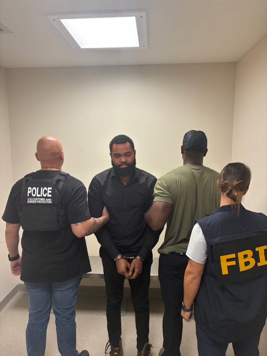 FBIMiamiFL's tweet photo. On Tuesday, September 15, 2026, FBI Agents prevented fraud fugitive Wesler Jean Baptiste from departing Fort Lauderdale International Airport on a flight to Haiti. After receiving a time sensitive notification, FBI Airport Liaison Agents coordinated with CBP, leading to Baptiste’s seamless arrest at the airport. This swift action reflects our continued commitment to rebuilding the public’s trust through accountability and rapid response.
