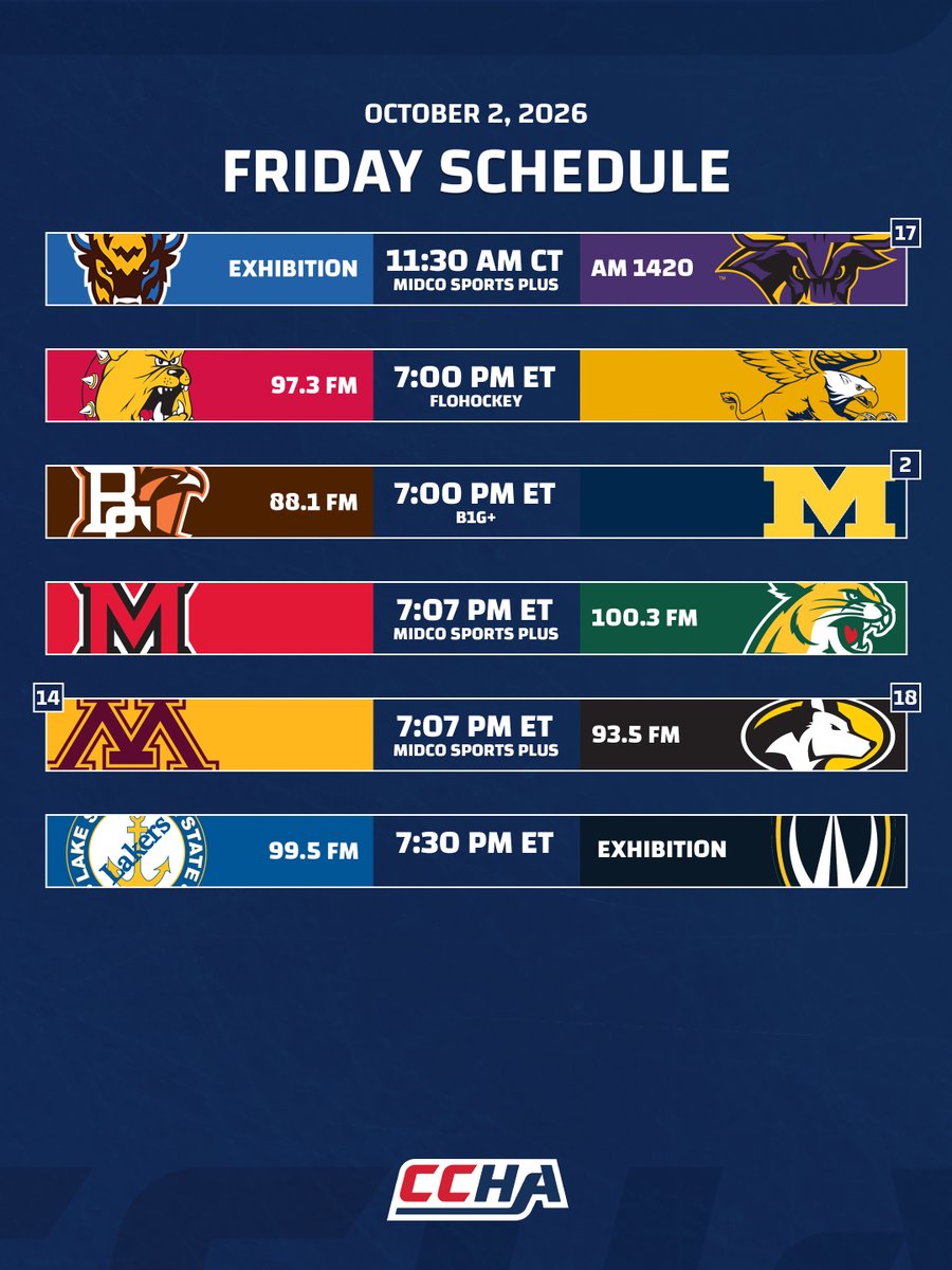 CCHAHockey's tweet photo. Hockey is upon us.

📝: https://t.co/jac00IrD1G
🗓: https://t.co/uO6L7x5wyr
🖥: https://t.co/NOkaAq7U1C 

#CCHAHockey https://t.co/F6NSigFrPL
