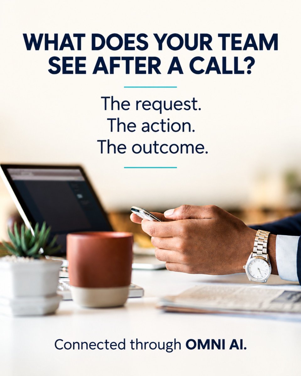 iclinic_'s tweet photo. Picking up where a patient call left off starts with clear information.

OMNI AI captures the request, records the action taken, and documents the interaction in the connected 

EHR workflow. Your team has the context to review the outcome.
.
.
#iClinicAI #EHRIntegration https://t.co/tub2UH3Pdr