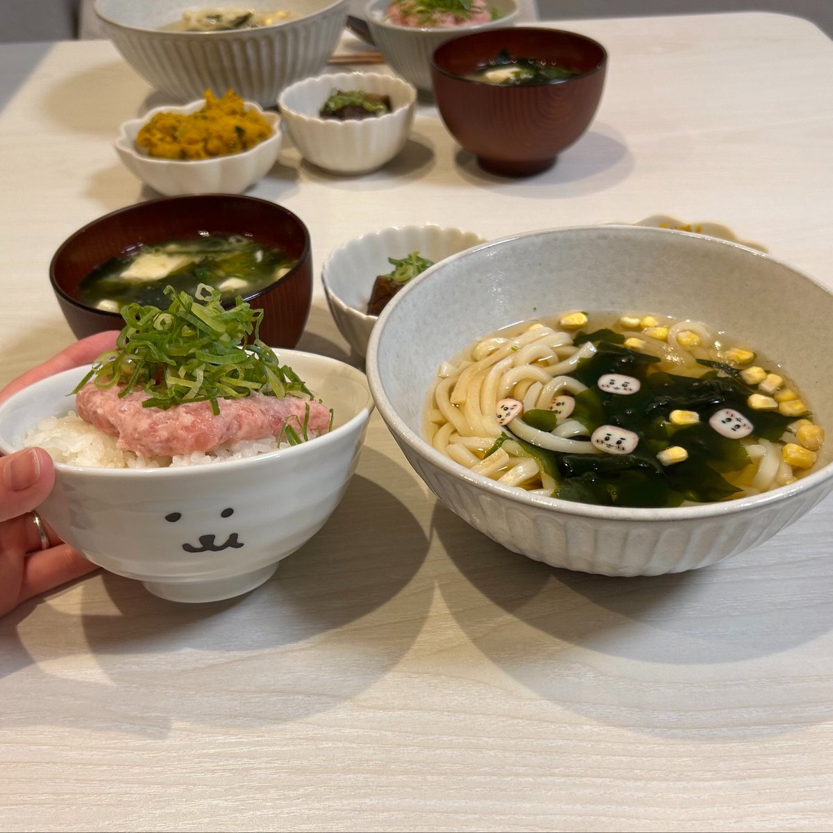sabakuma9's tweet photo. ヒガシマルのうどんスープにちいかわのキャラめんトッピングをかけたうどんが美味しすぎて麻薬うどんって呼んでる https://t.co/M9AiI5N16E