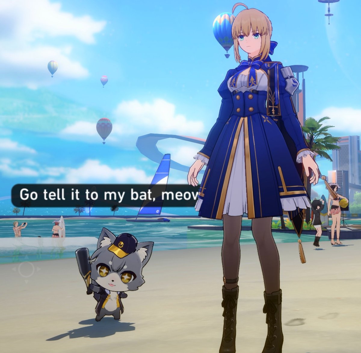 CaitoAyu's tweet photo. Saber don't look behind you they turned your Master into a Labubu 🥀🥀🥀💔💔 https://t.co/dNzDdDT5T5