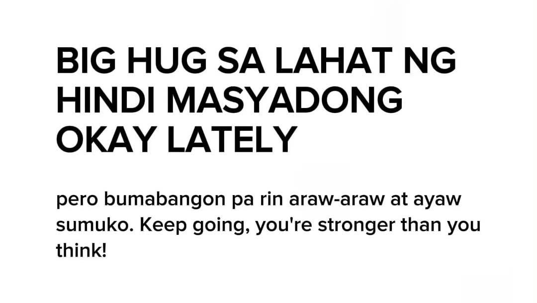 sxelizz's tweet photo. Isang mahigpit na yakap para sa’yo, dahil pinili mo pa ring magpatuloy kahit masakit, pagod, at mahirap. 🫂 https://t.co/ZHmTpeuuDm