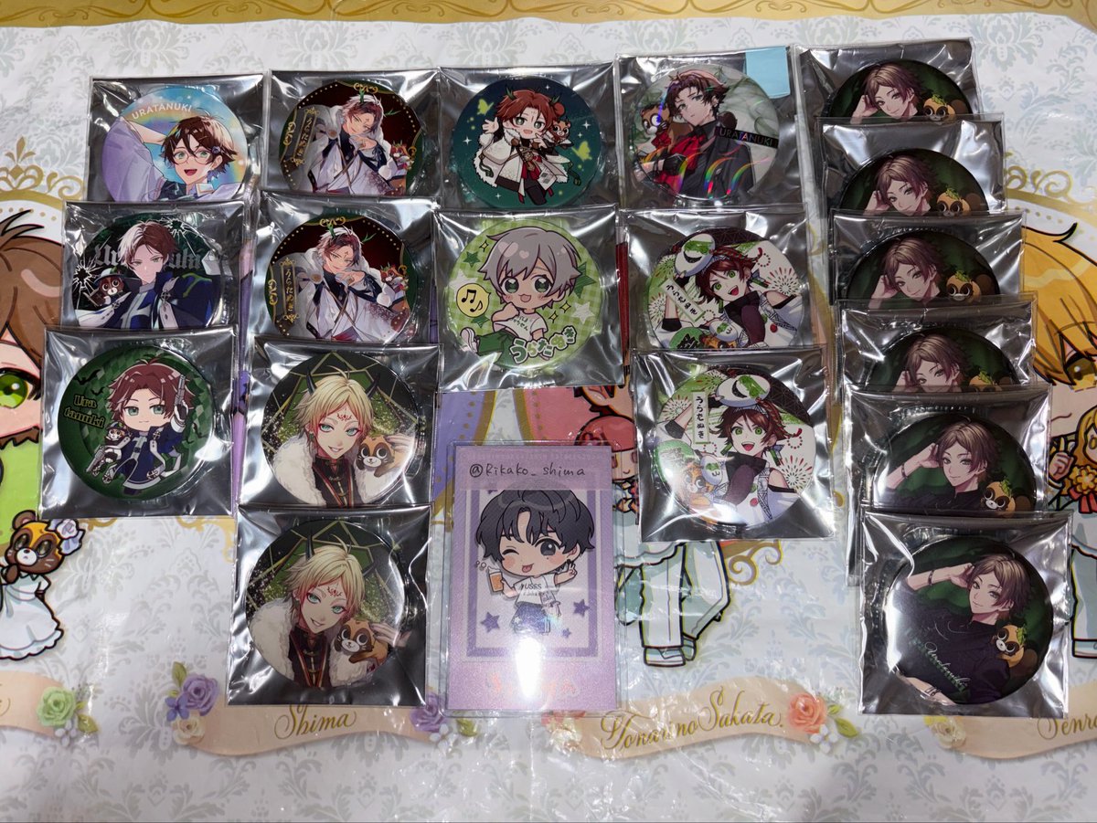 Rikako_shima's tweet photo. 求)固ツイ参照≫現金

譲)画像の全て(ふせん付はH)

全て未使用品(購入後中身確認→画像の通り袋に入れ暗所で保管)のため買取は基本的に定価です。N⇔H◎
🎃東京両日で手渡し取引のみです。郵送❌
お気軽にお声がけください🙇🏻‍♀️

#浦島坂田船缶バッジ #浦島坂田船缶バッジ交換 #浦島坂田船グッズ https://t.co/yMEumLrlyB