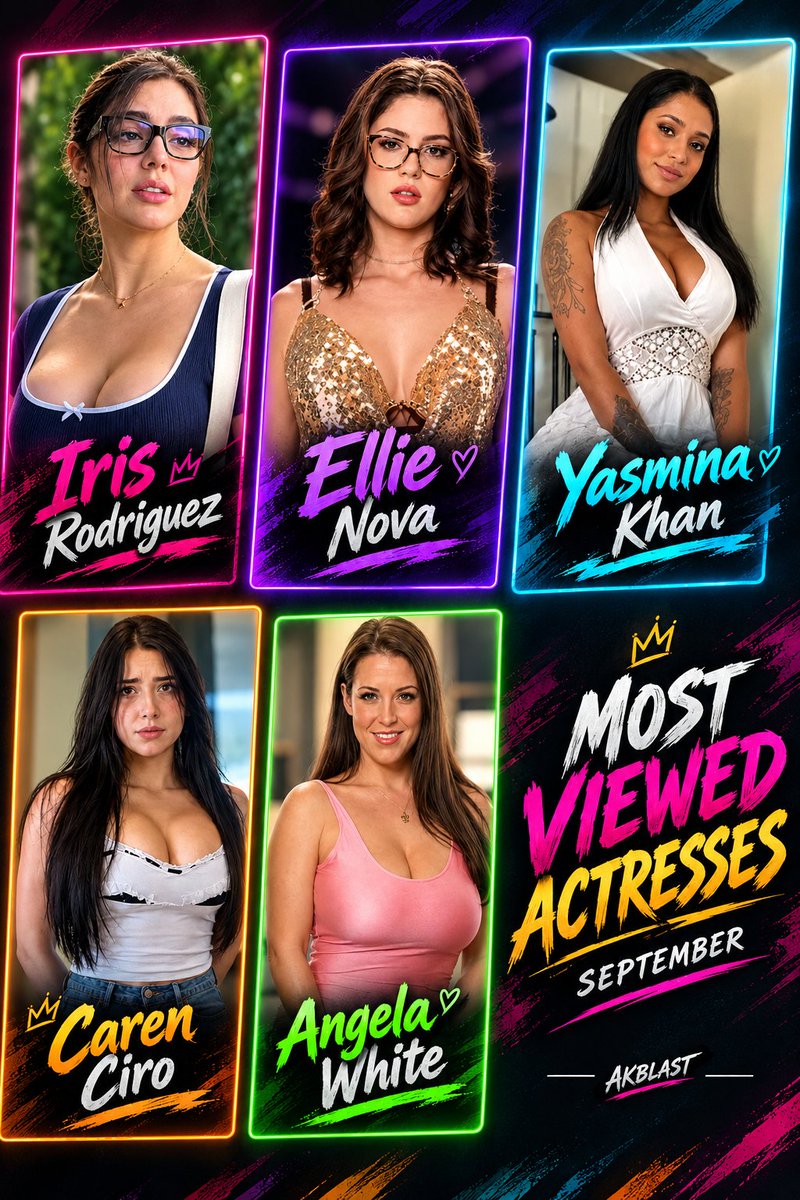 Thala_rasikan_a's tweet photo. Most Viewed Performers in the September 2026 🔥🥵

Who's your Favourite here👇🏻 https://t.co/1YXphlN82A