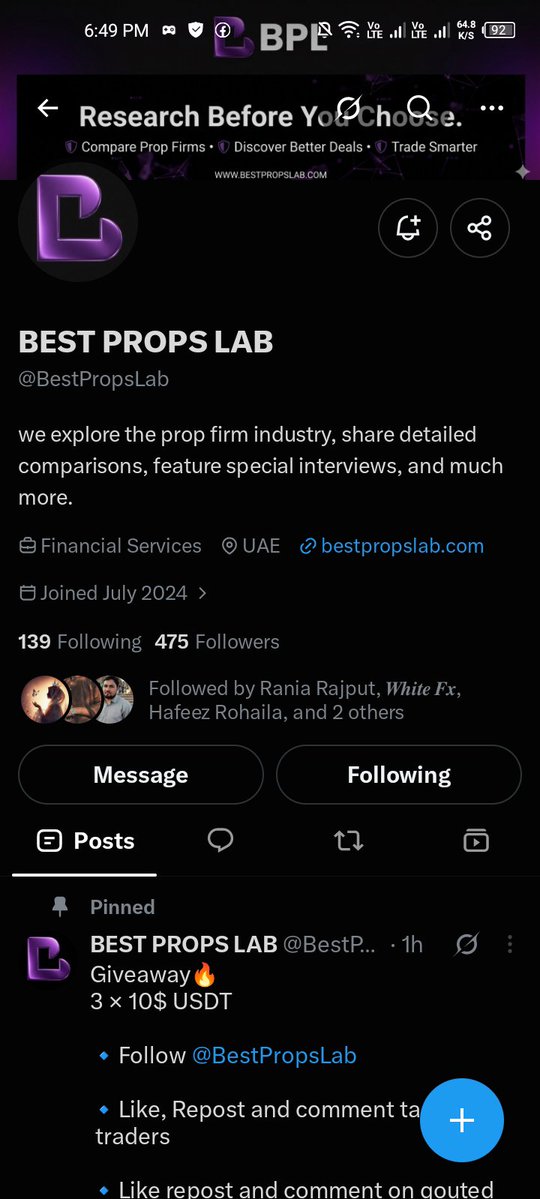 smctrader0786's tweet photo. @BestPropsLab @Prashaantfx @sid_traderz @TheForexTraderz @TheBrightVault all task completed 😀 https://t.co/XpQphjVLdk