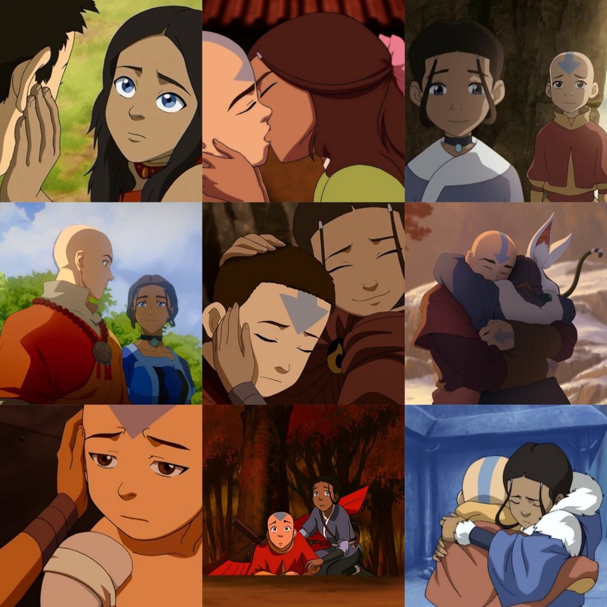 puppyochaco's tweet photo. "Why is aang so attached to katara?" You mean why are they so attached to each other. https://t.co/rbjVnl8vtS