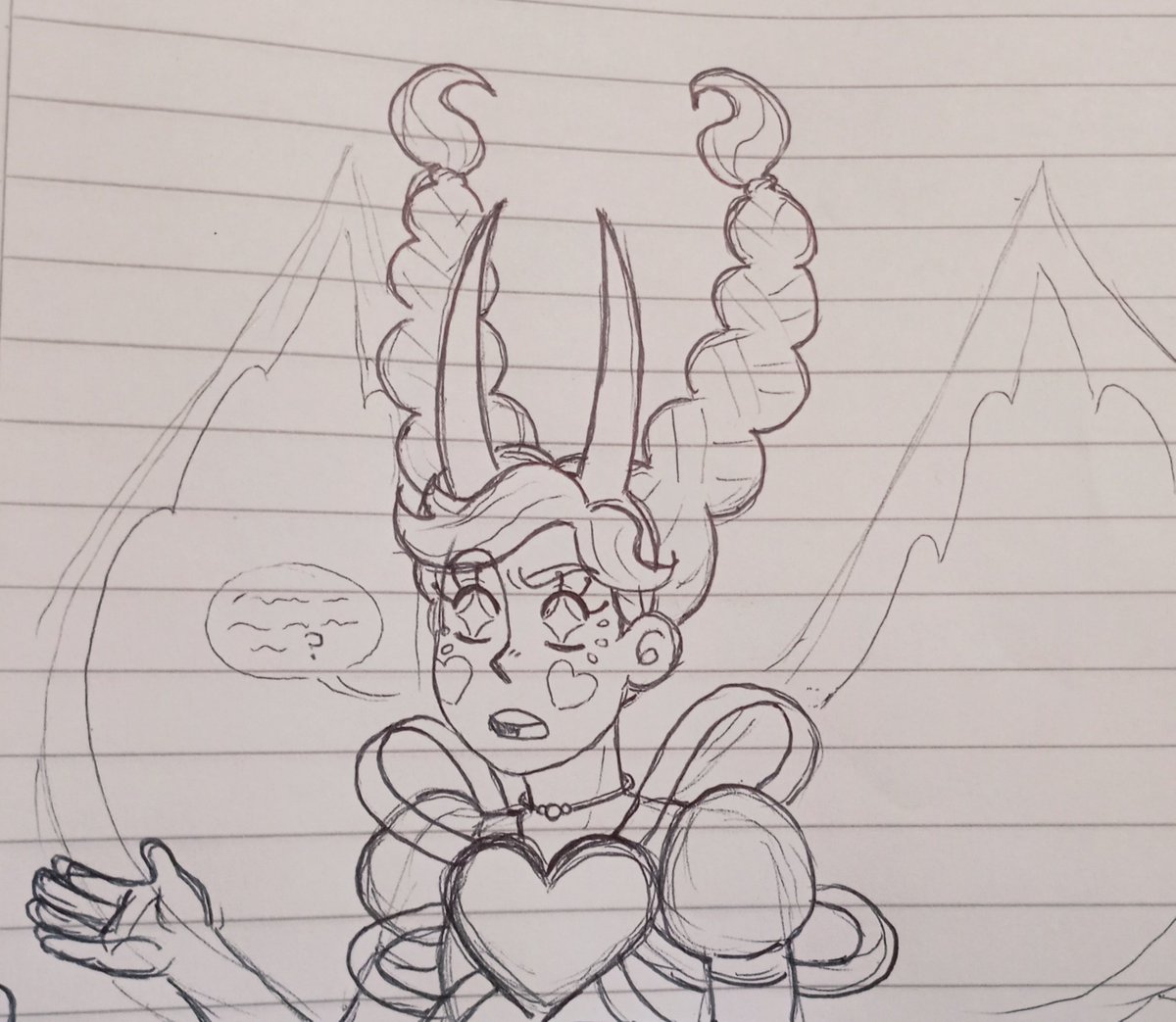 JArtist045's tweet photo. Me dió ganas de dibujar a Star en su forma de mariposa. https://t.co/xp5ZPTVGyi