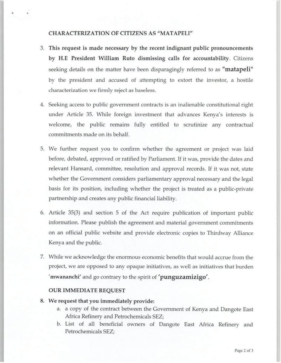 EAukot's tweet photo. Kenyans have a right to know. 
Full disclosure on the Lamu Oil refinery is a constitutional right. Sio tafadhali https://t.co/tsgnjj1o89