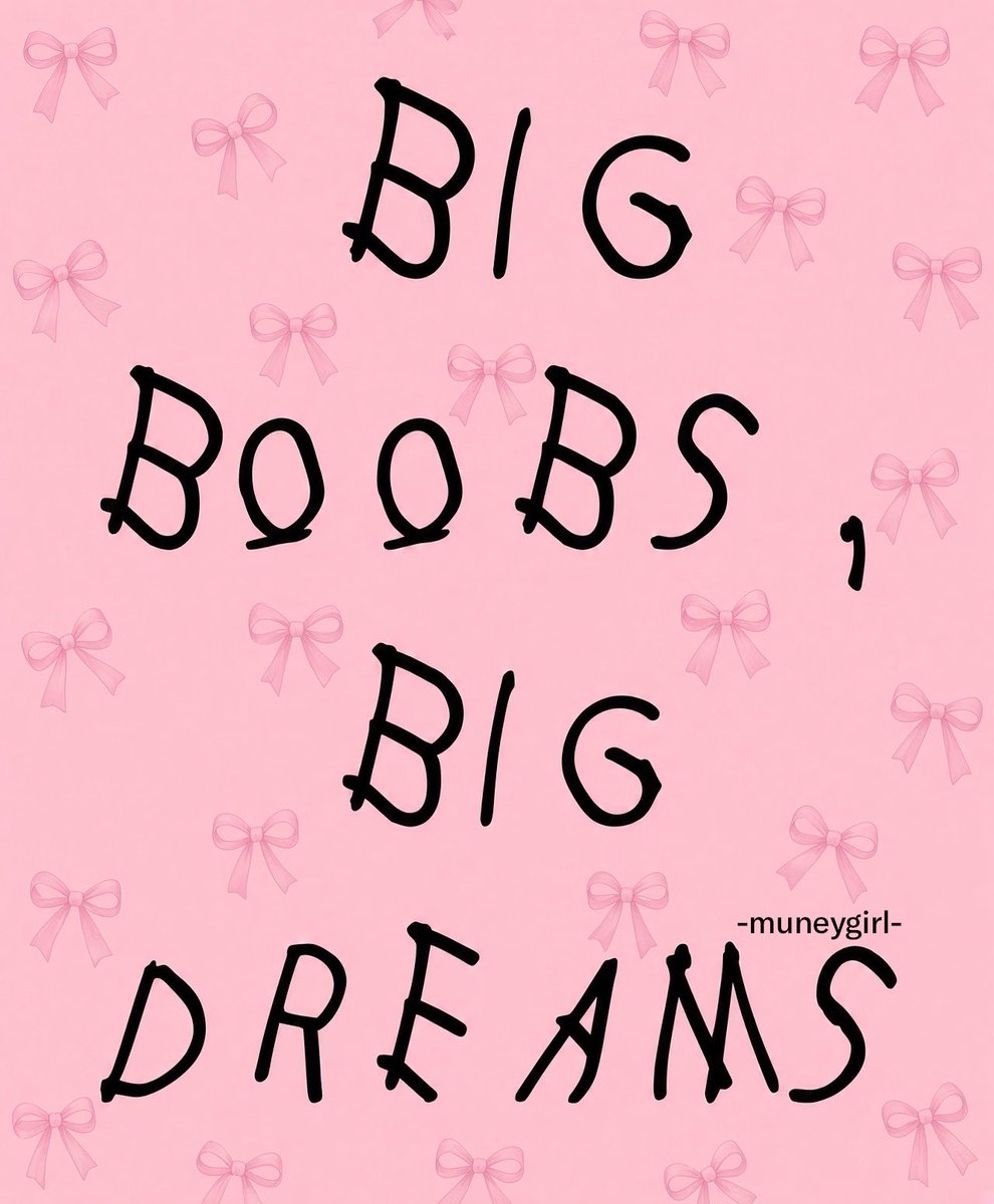 muneygirl's tweet photo. The bigger her boobs
The bigger her dreams 😛😍 https://t.co/s1reE94SgH