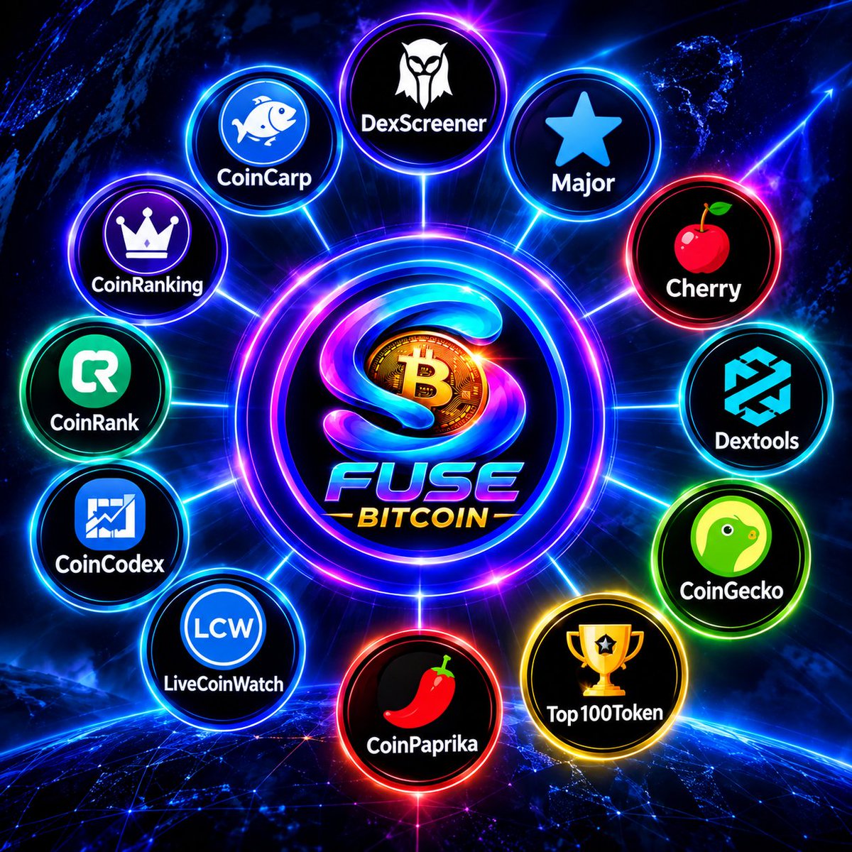 FUSEBTC's tweet photo. 🚀 FUSE BITCOIN IS MOVING FAST!

We are pushing forward and getting referenced across more and more platforms. ⚡

📊 DexScreener 🟢 — Online & up to date
🛠️ Dextools 🟠 — Update pending
🦎 CoinGecko 🟠 — Listing request submitted, awaiting update
🏆 Top100Token 🟢 — Online for now
🪙 CoinMarketCap 🟠 — Listing request submitted, awaiting update
🌶️ CoinPaprika 🟠 — Listed, but insufficient volume to update the token for the time being
📘 CoinCodex 🟠 — Listing request submitted, awaiting update
☑️ LiveCoinWatch 🟠 — Listing request submitted, awaiting update
📖 CoinRank 🟠 — Listing request submitted, awaiting update
📚 CoinRanking 🟠 — Listing request submitted, awaiting update
🐟 CoinCarp 🟠 — Listing request submitted, awaiting update

🔥 We don't want to wait.
⚡ We keep moving.
📈 We keep building.

Our goal is simple: go higher, together.

🚀 FUSE BITCOIN — THE FUSION OF FUSE & BITCOIN

#FUSE #FUSEBTC #FUSEBITCOIN #MemeBitcoin #CryptoCalls #Crypto