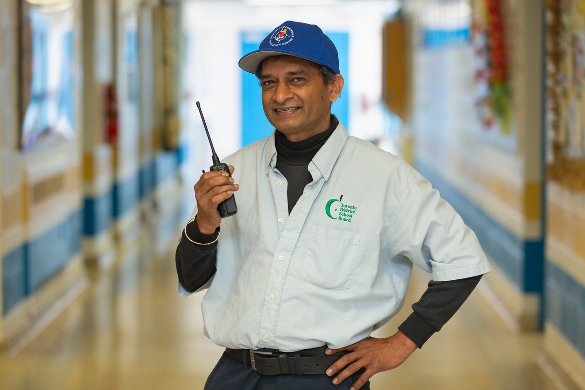 tdsb's tweet photo. Today is National Custodian Day! Thank you to all the incredible caretakers, custodial, and maintenance staff for your commitment to our schools and for ensuring the health and safety of everyone who walks through our doors. https://t.co/tmoniQEIVL